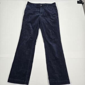 Vineyard Vines Corduroy Slim‎ Fit Breaker Pant in Navy Blue Men's Size 30